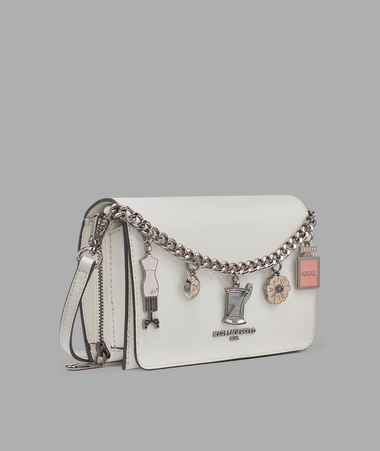 LOURDES CROSSBODY WITH FASHION CHAIN