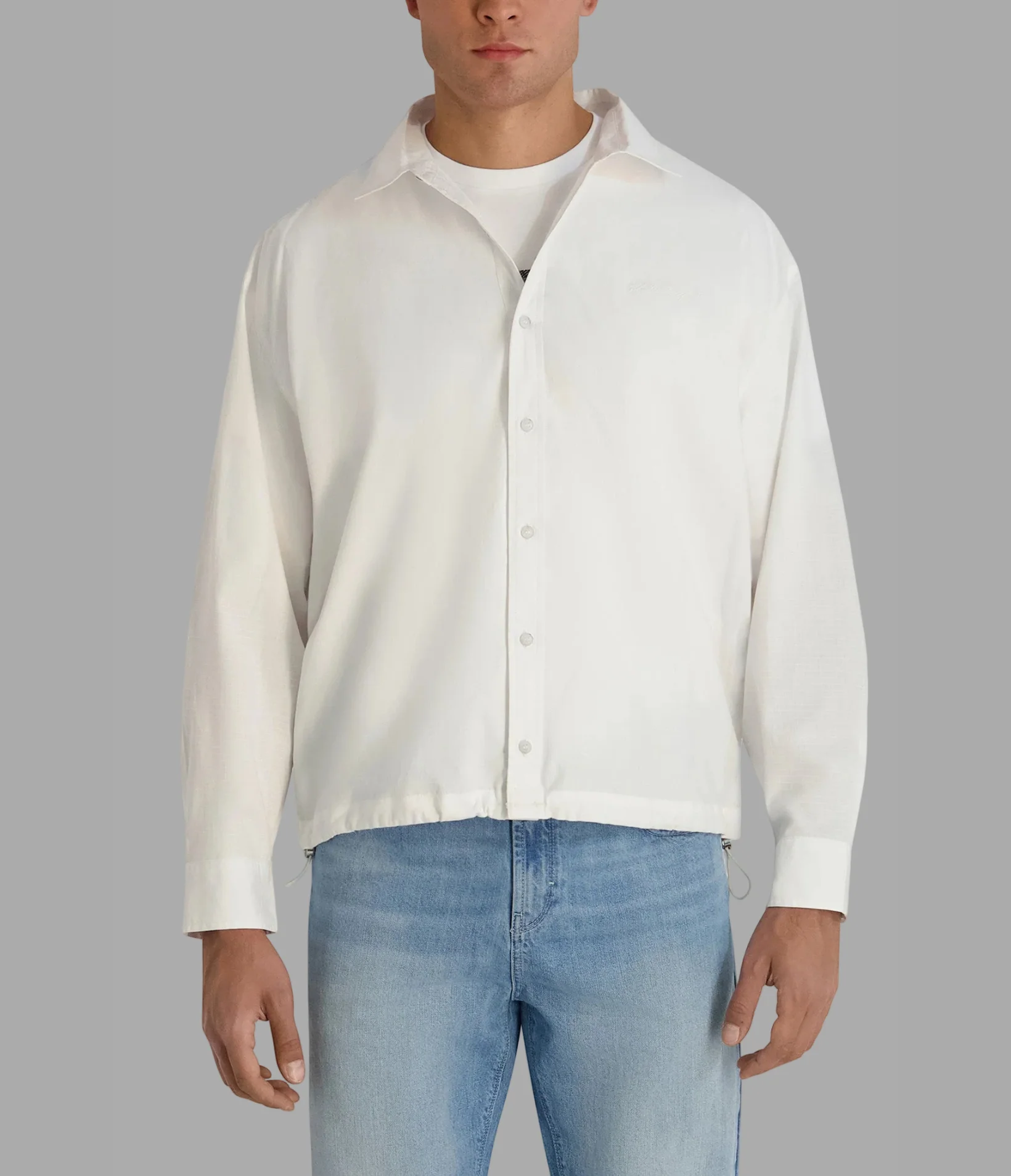 1336-bungee-hem-woven-shirt-1.webp BUNGEE HEM WOVEN SHIRT