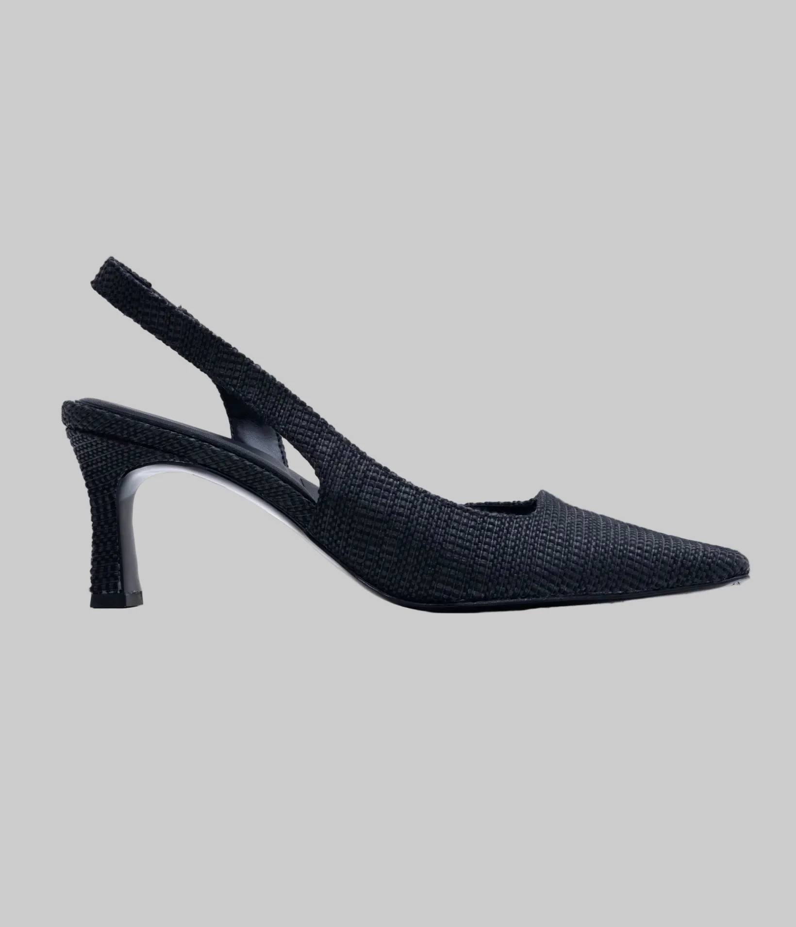 SHEENZ RAFFIA SLINGBACK PUMP