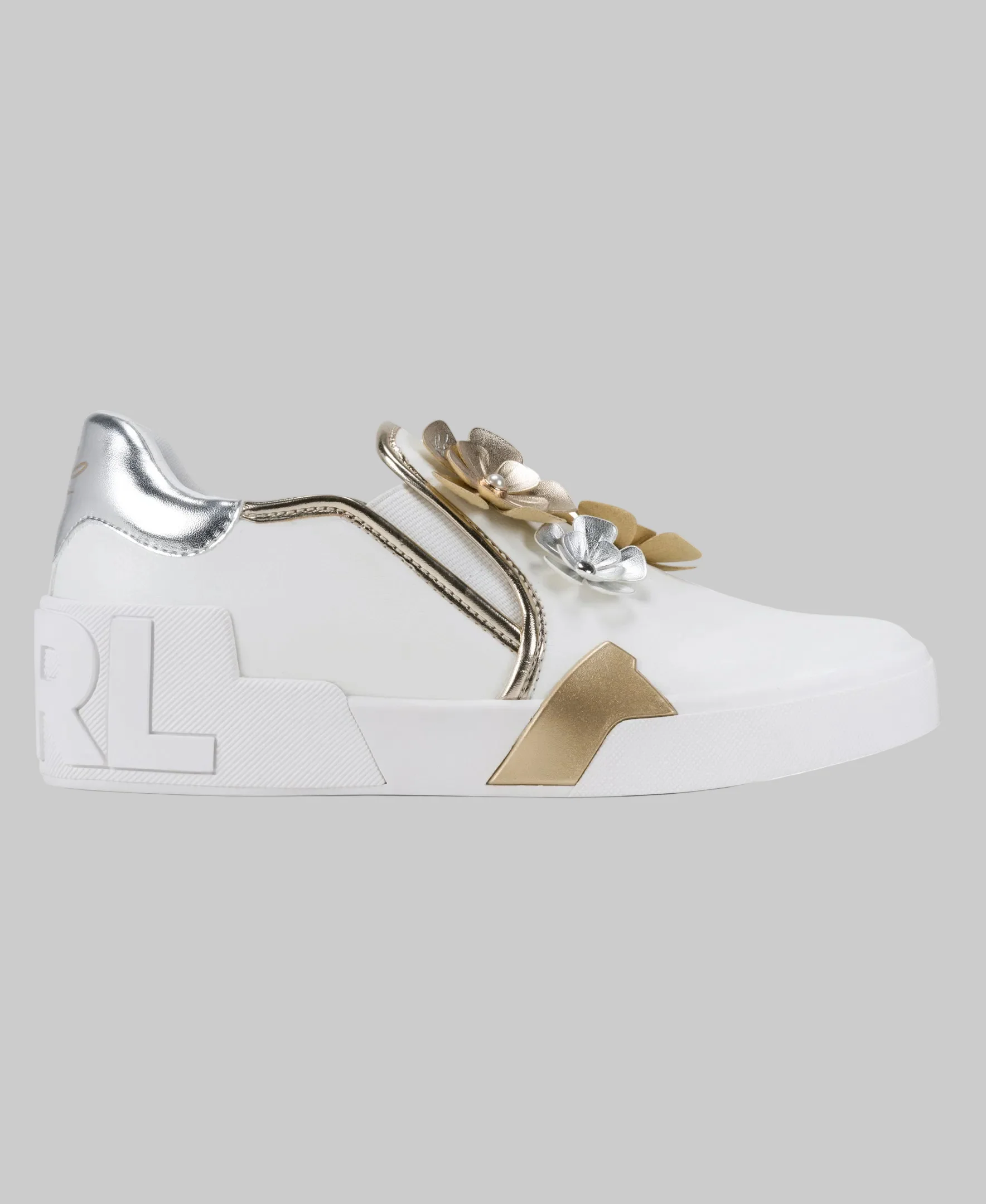 MAUDE METALLIC FLEUR SLIP-ON SNEAKER