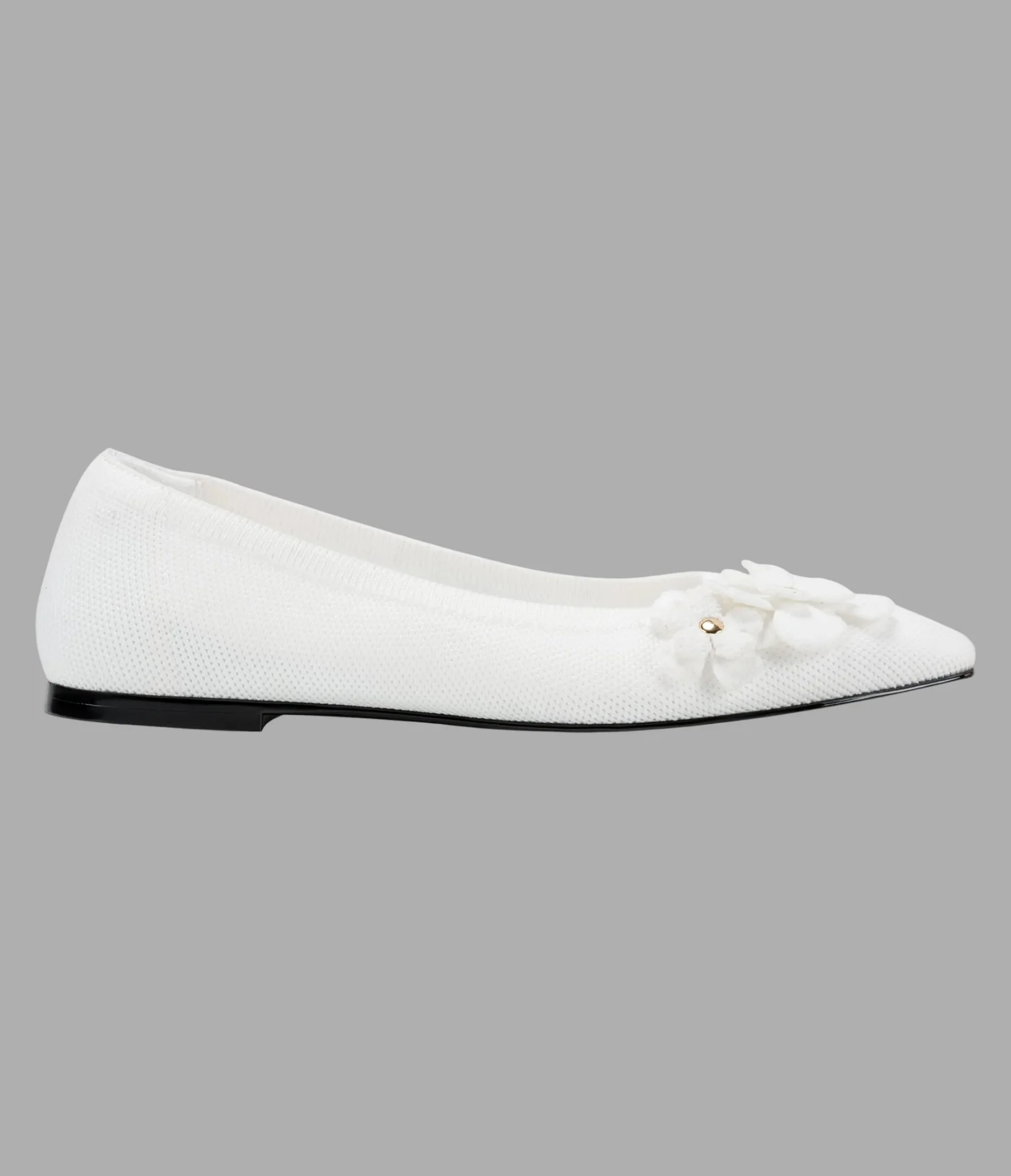 ZUNDRO MESH FLORAL BALLET FLAT