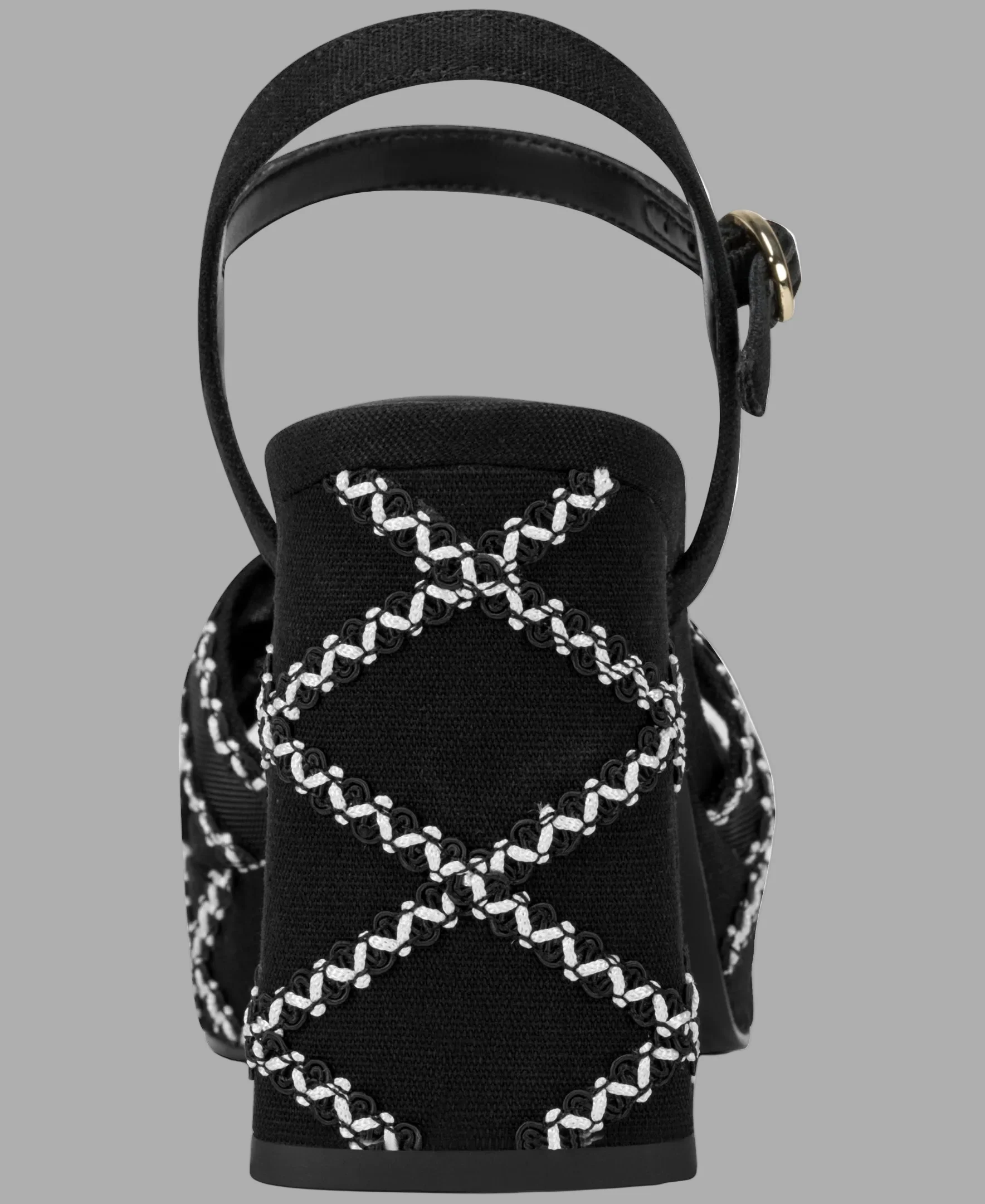HICKORY MESH ANKLE STRAP PLATFORM SANDAL
