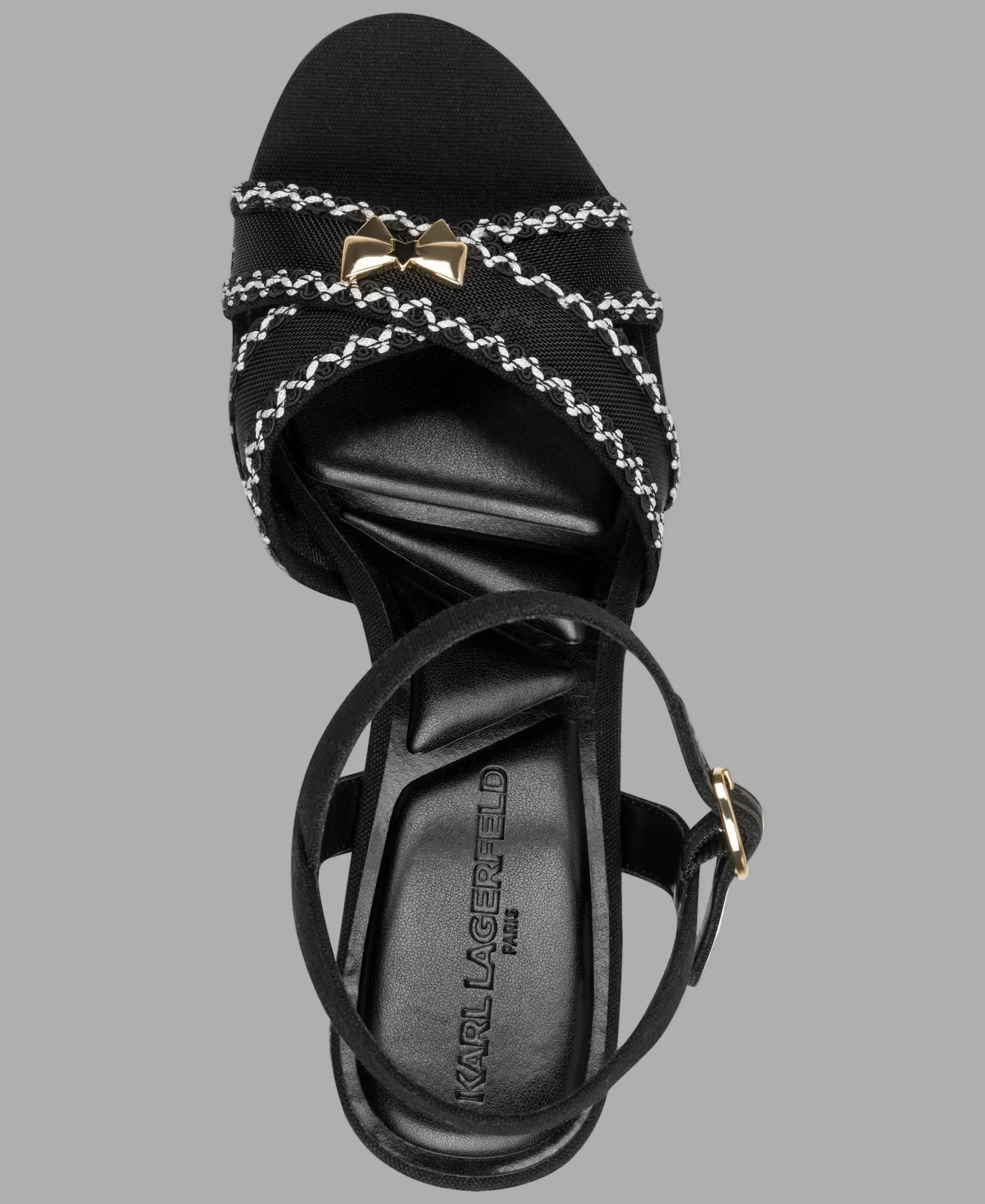 HICKORY MESH ANKLE STRAP PLATFORM SANDAL