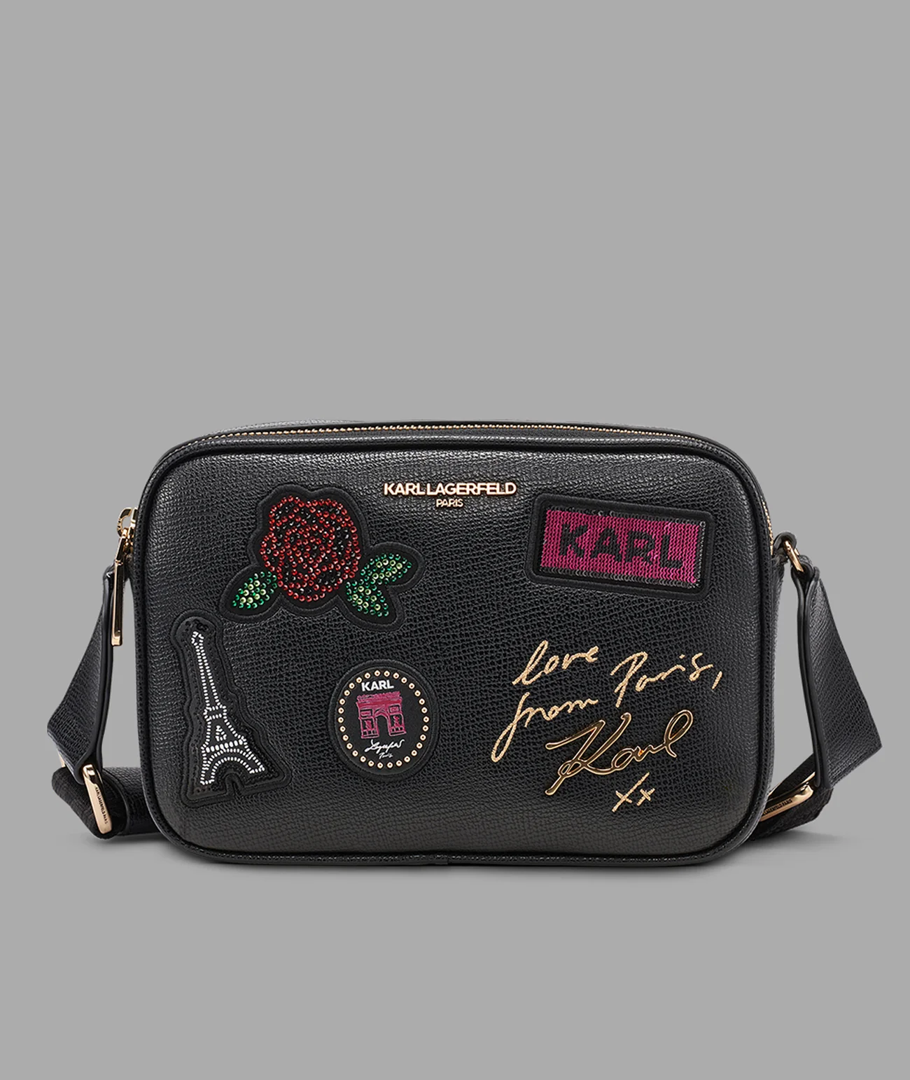 MAYBELLE CROSSBODY WITH PARIS PATCH