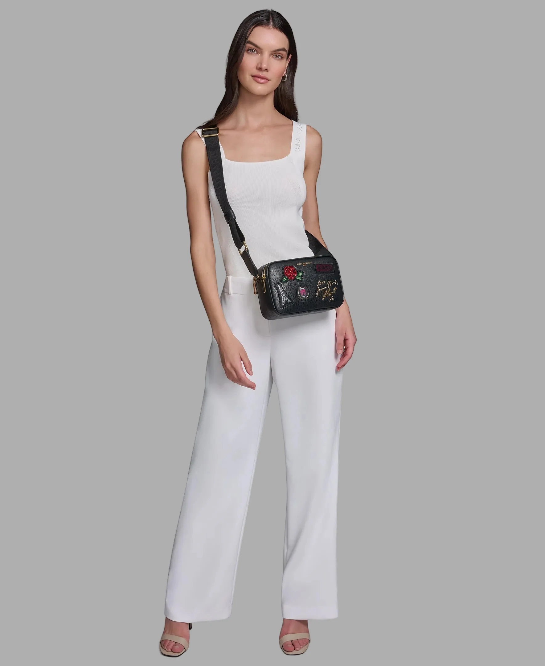 MAYBELLE CROSSBODY WITH PARIS PATCH