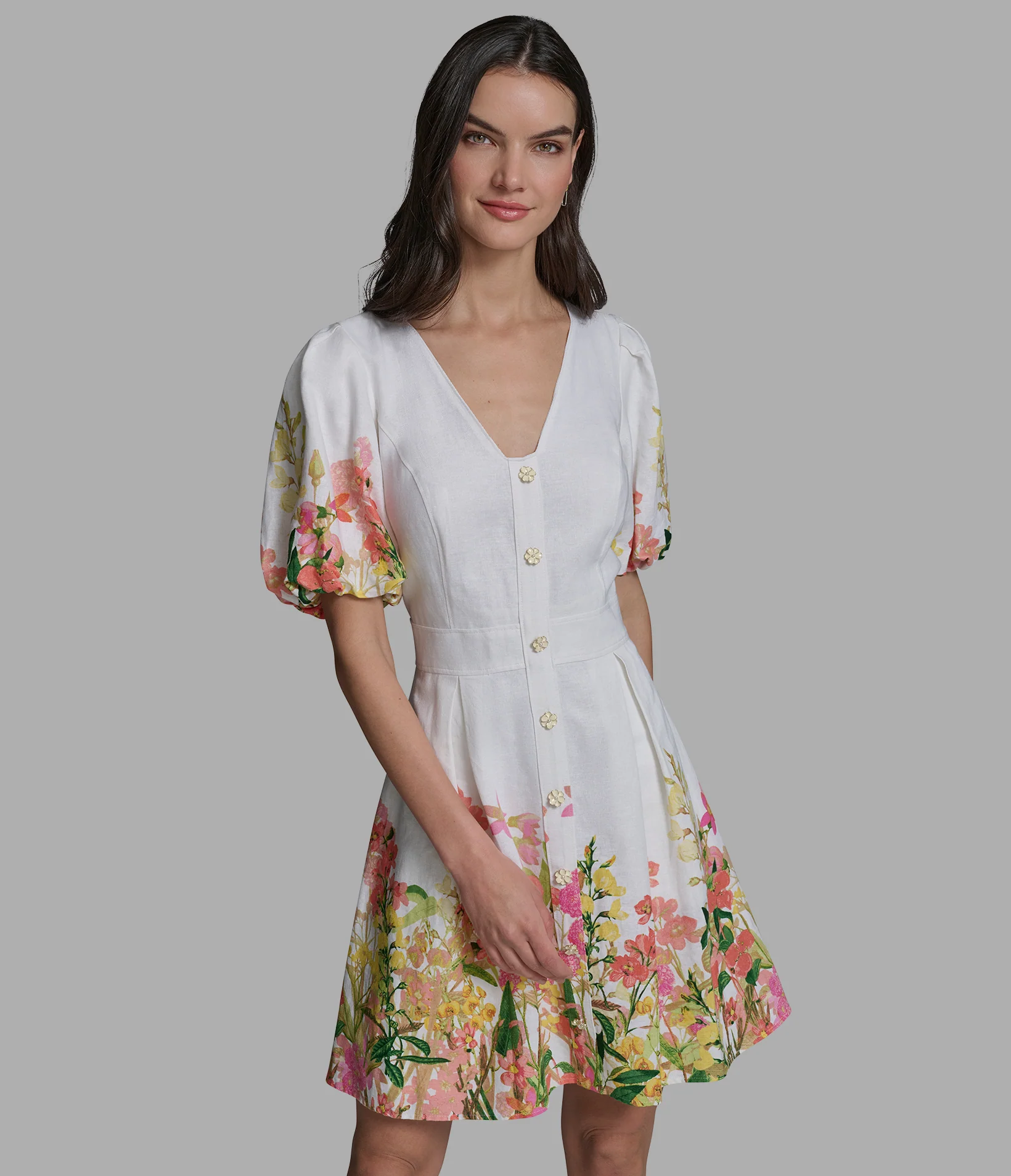 3141-linen-blend-floral-fit-and-flare-dress-1.webp LINEN-BLEND FLORAL FIT AND FLARE DRESS
