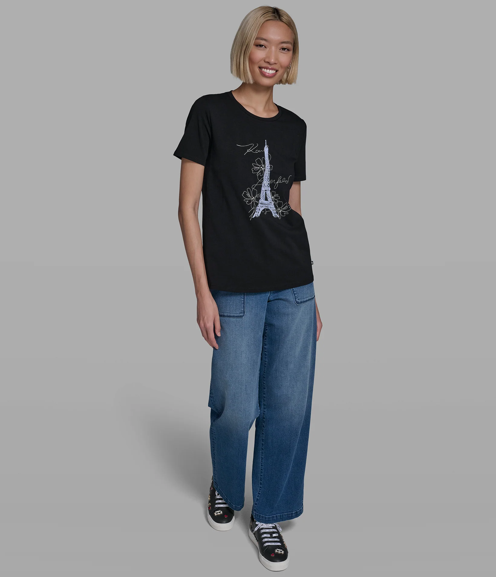 3151-cotton-jersey-jeweled-eiffel-tower-tee-4.webp COTTON JERSEY JEWELED EIFFEL TOWER TEE