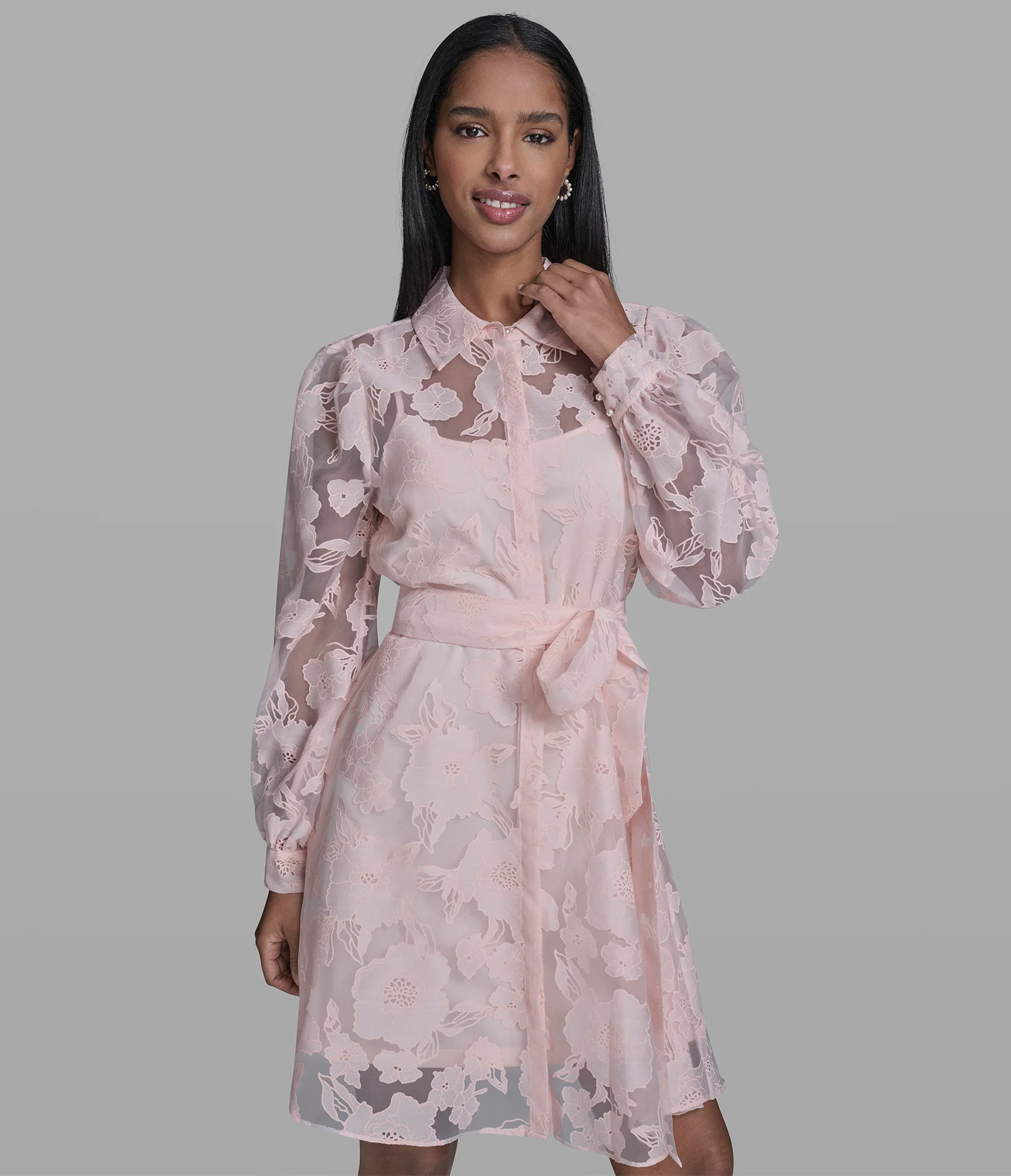 3230-floral-jacquard-shirt-dress-1.webp FLORAL JACQUARD SHIRT DRESS