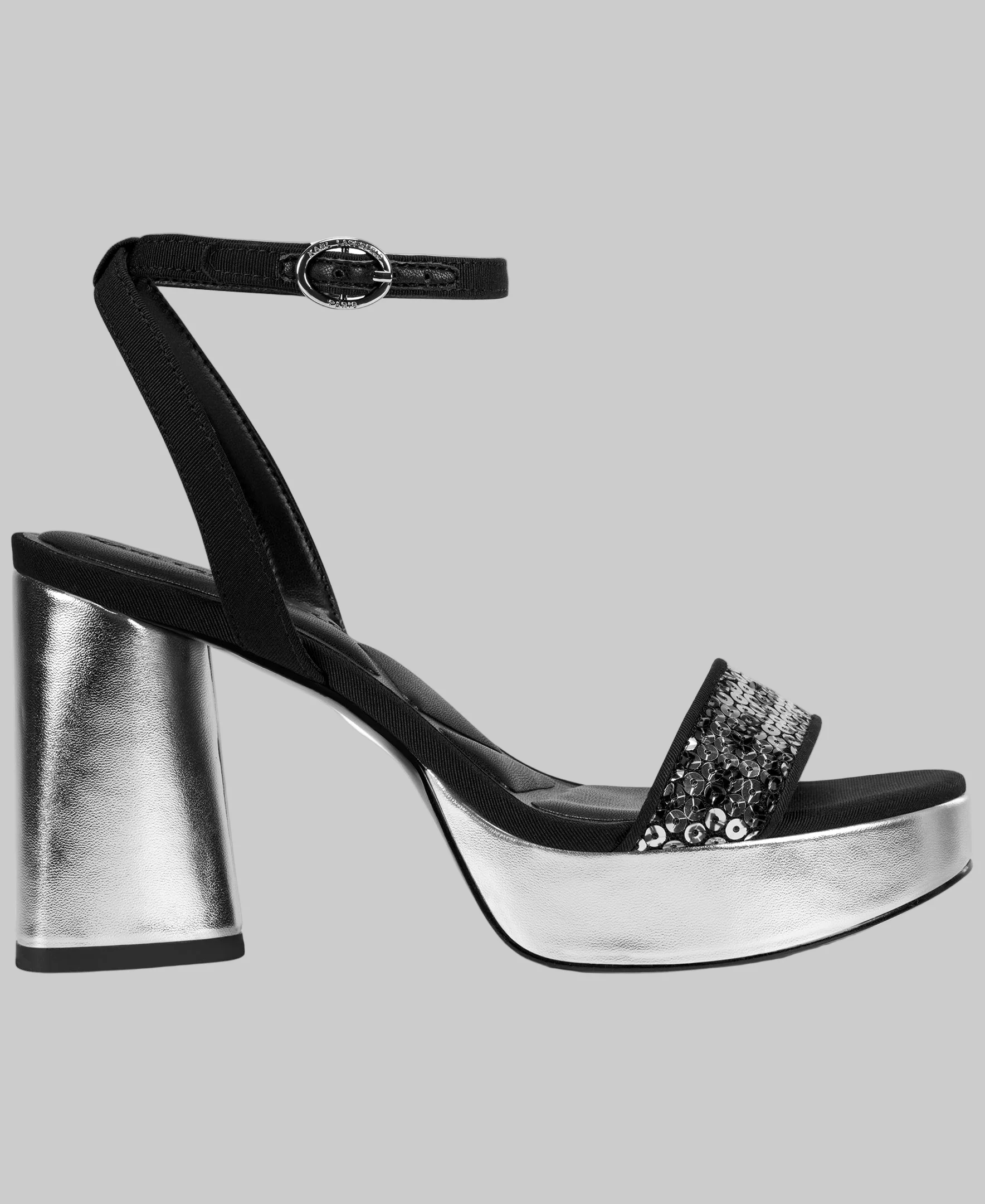 HADEN LOGO SEQUIN PLATFORM HEEL