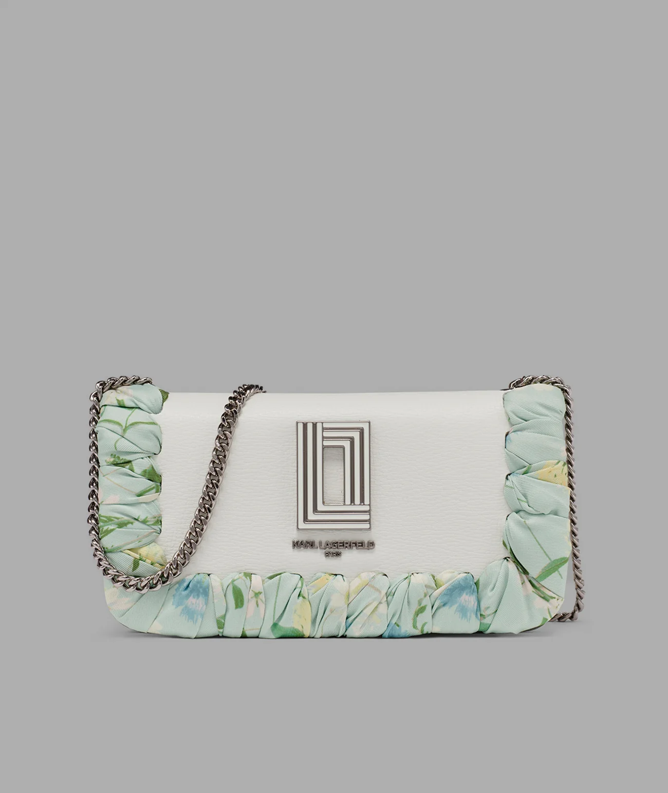 KOSETTE SHOULDER BAG WITH FLORAL SCARF