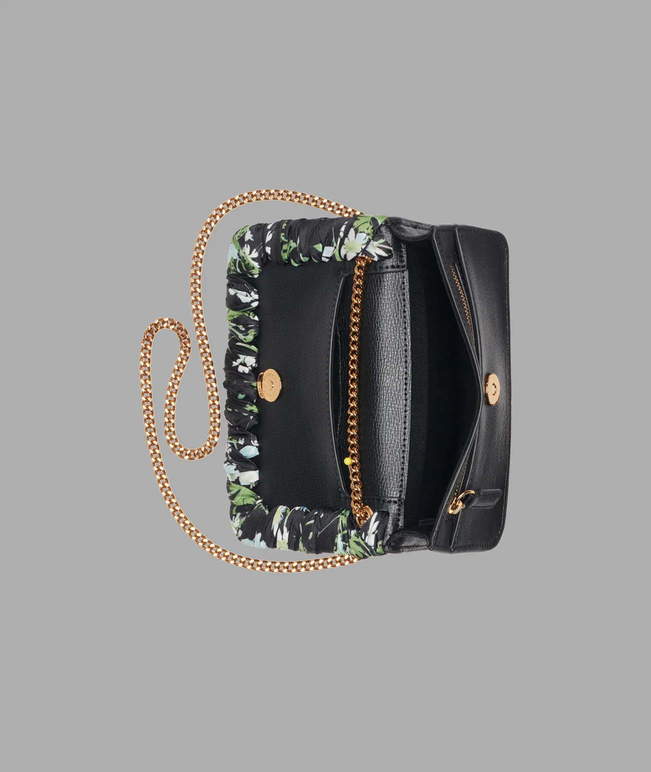 353-kosette-shoulder-bag-with-floral-scarf-4.webp KOSETTE SHOULDER BAG WITH FLORAL SCARF