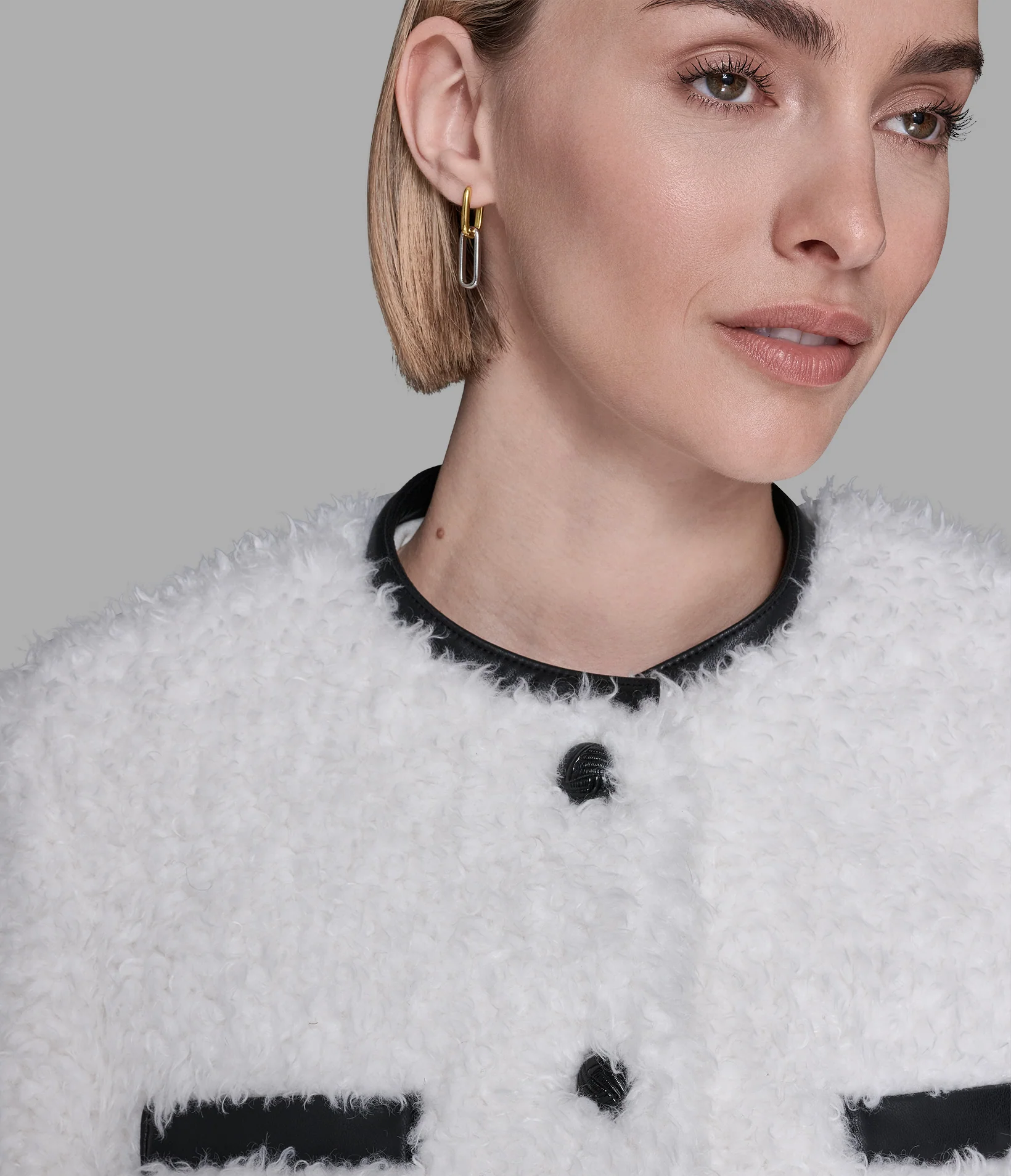 FAUX SHEARLING COAT