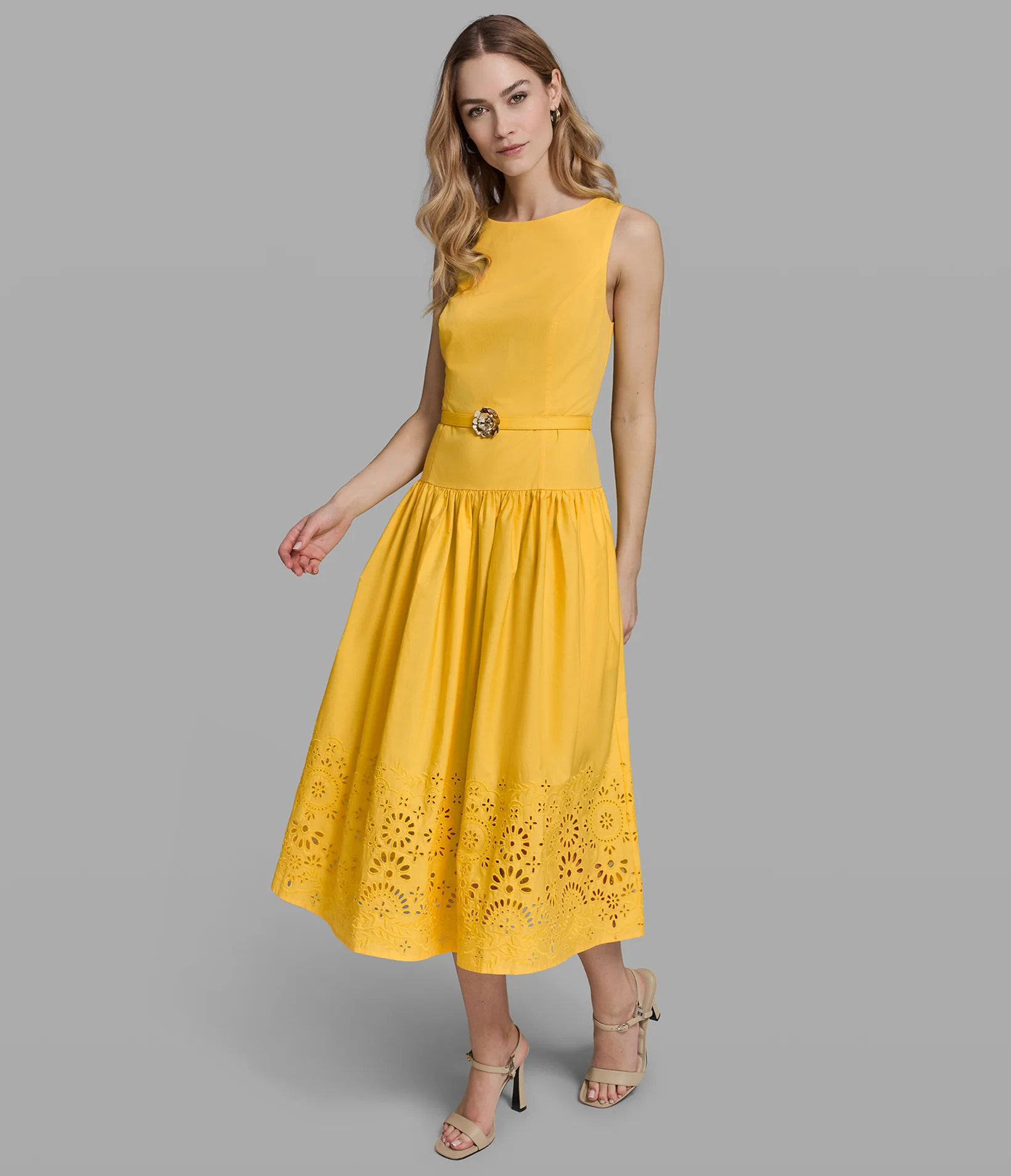 3799-cotton-poplin-eyelet-drop-waist-midi-dress-1.webp COTTON-POPLIN EYELET DROP WAIST MIDI DRESS