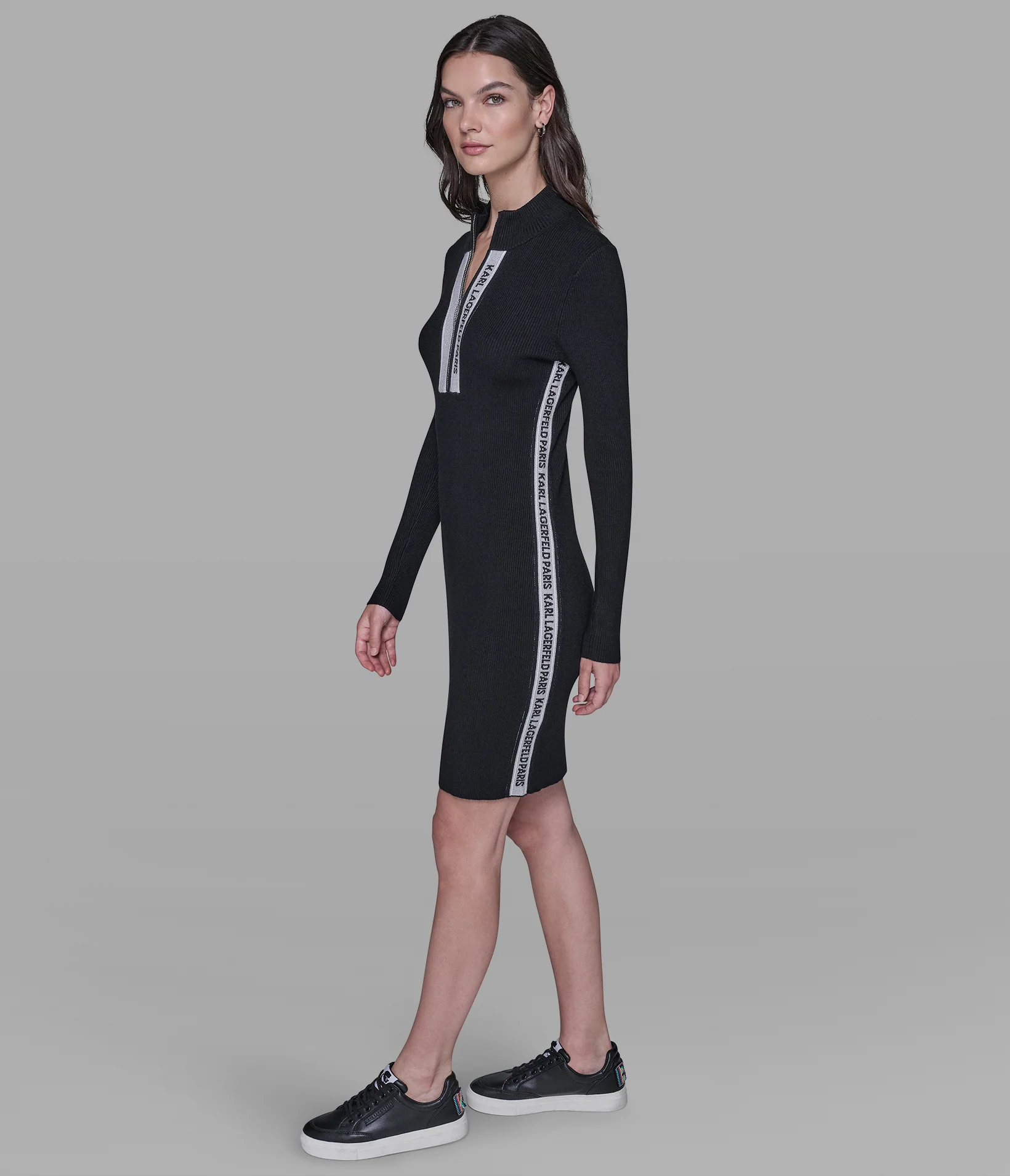 3920-logo-3-4-zip-sweater-dress-3.webp LOGO 3/4 ZIP SWEATER DRESS