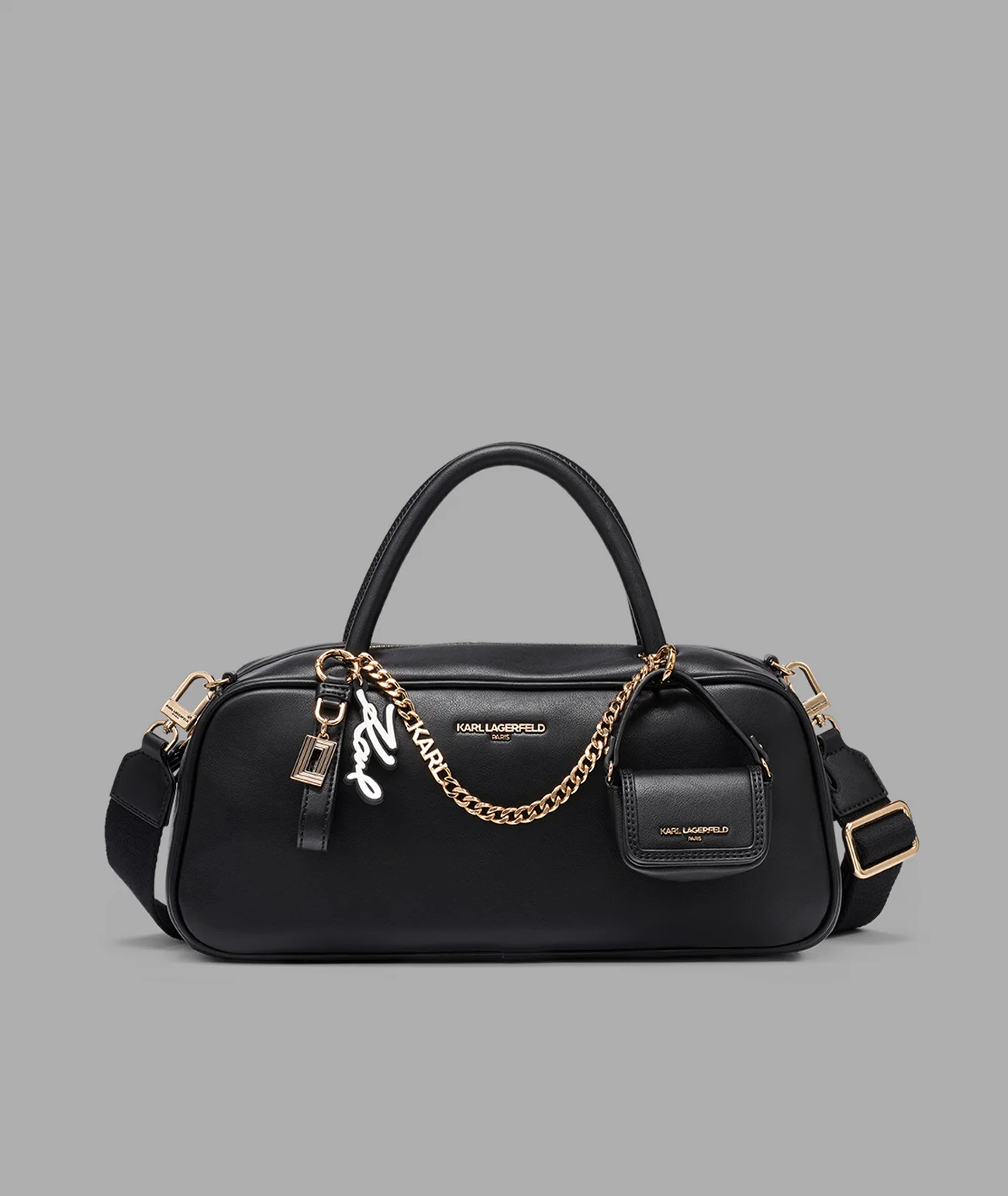 ZAYLIA LARGE SATCHEL WITH CHAIN & MINI BAG