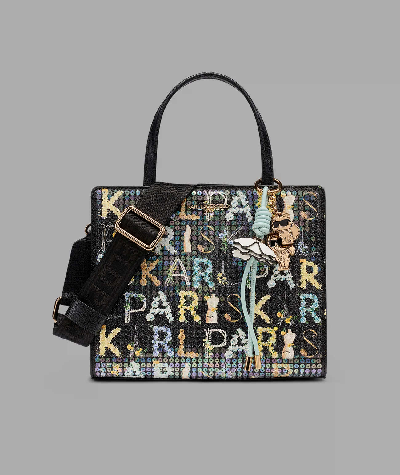 MAYBELLE SATCHEL WITH SEQUINS