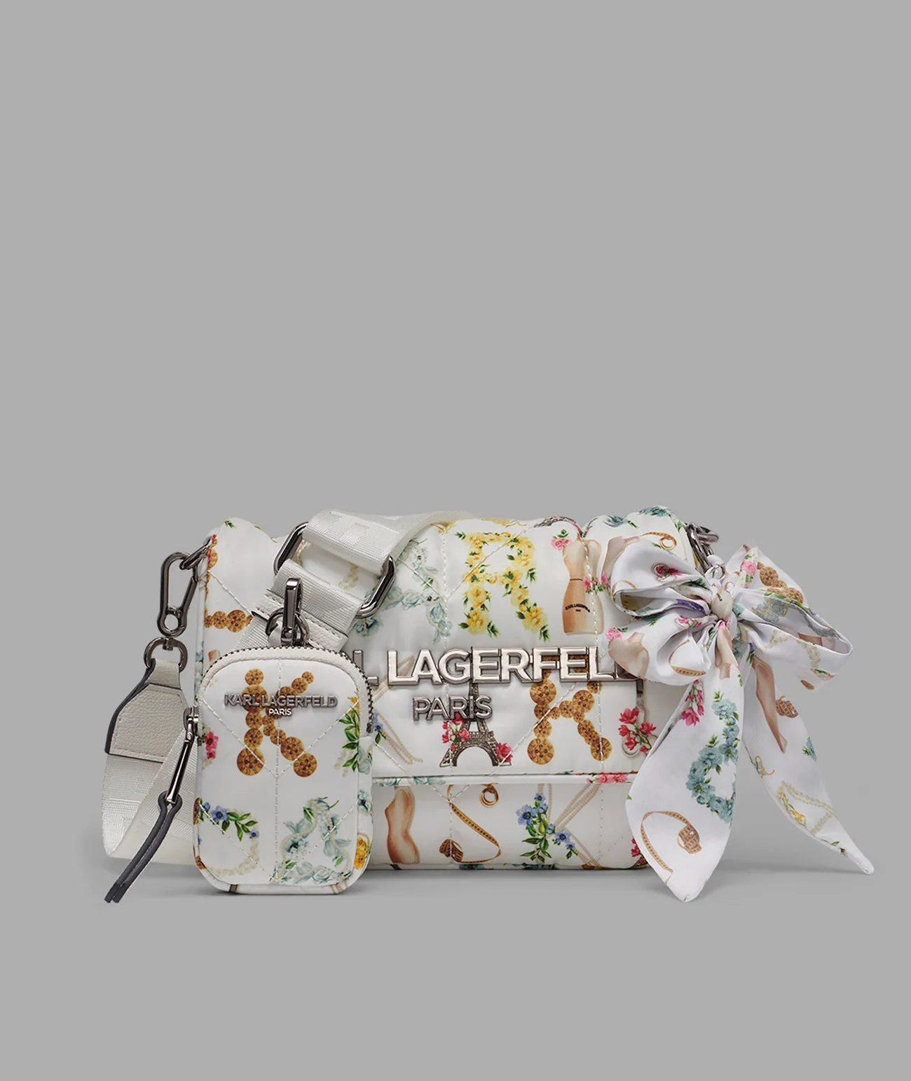 VOYAGE LOGO CROSSBODY WITH BOW