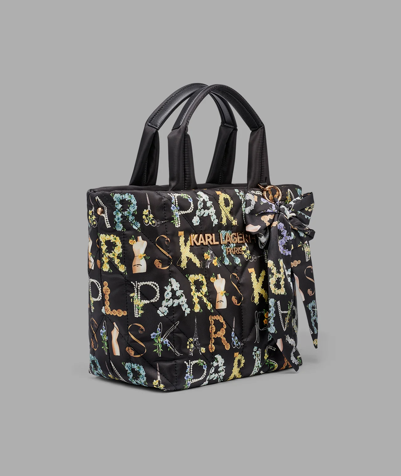VOYAGE NYLON TOTE WITH BOW