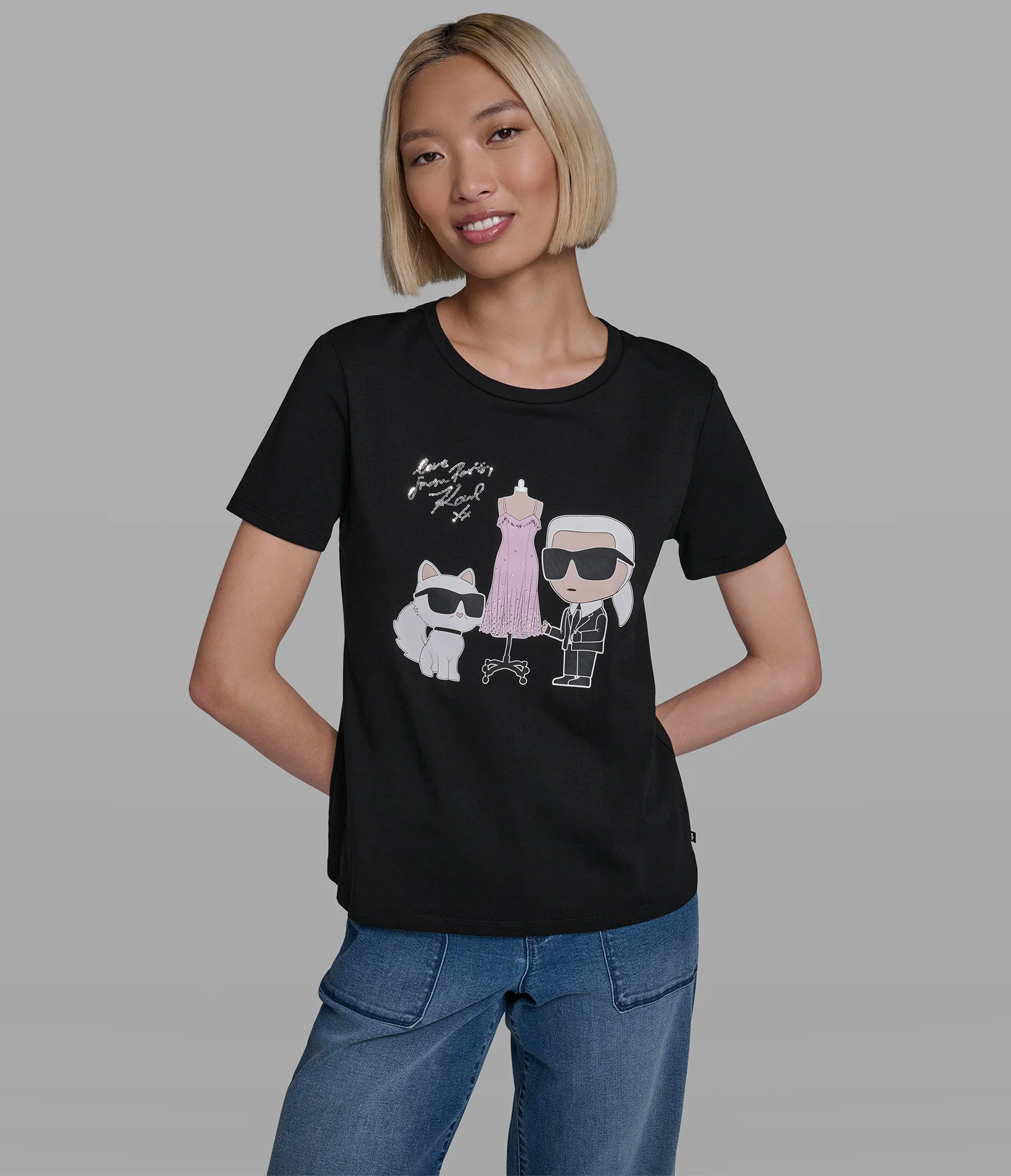 4298-cotton-jersey-karl-et-choupette-mannequin-tee-1.webp COTTON JERSEY KARL ET CHOUPETTE MANNEQUIN TEE