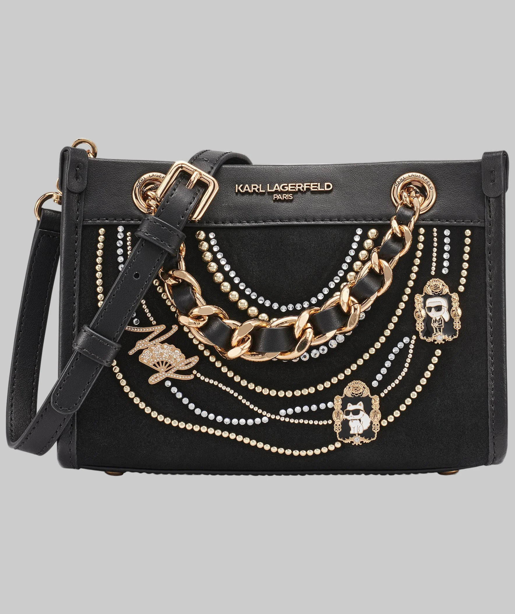 SAVOIE SMALL SUEDE LEATHER CROSSBODY