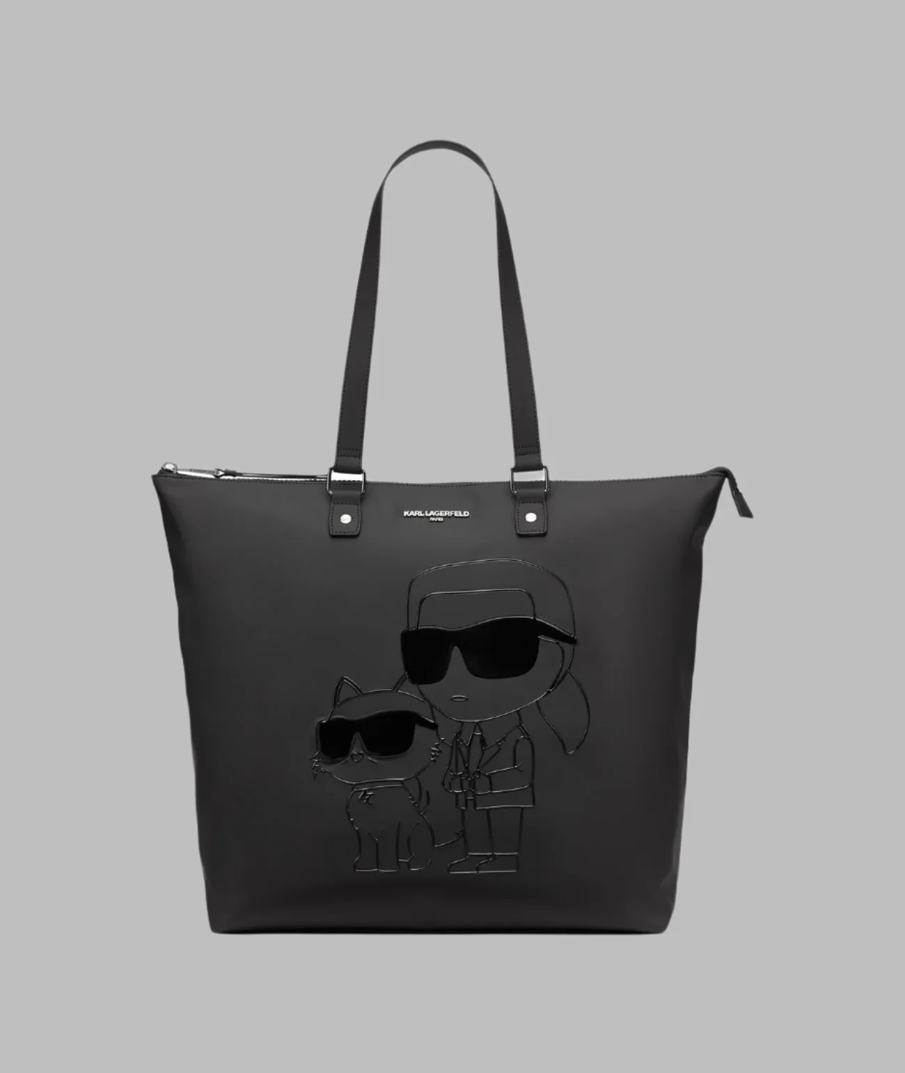 456-karl-choupette-travel-tote-1.webp KARL & CHOUPETTE TRAVEL TOTE