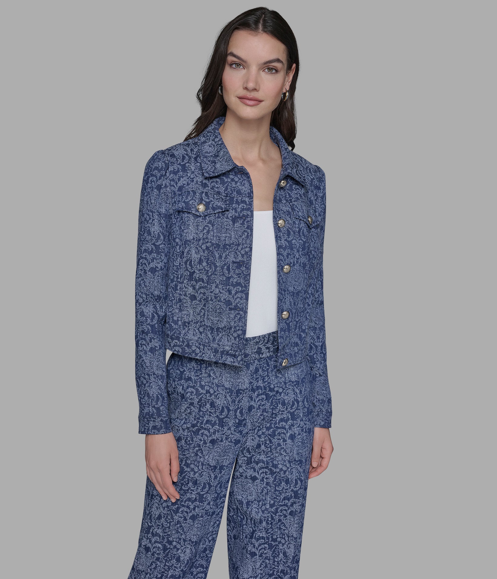 BROCADE DENIM JACKET