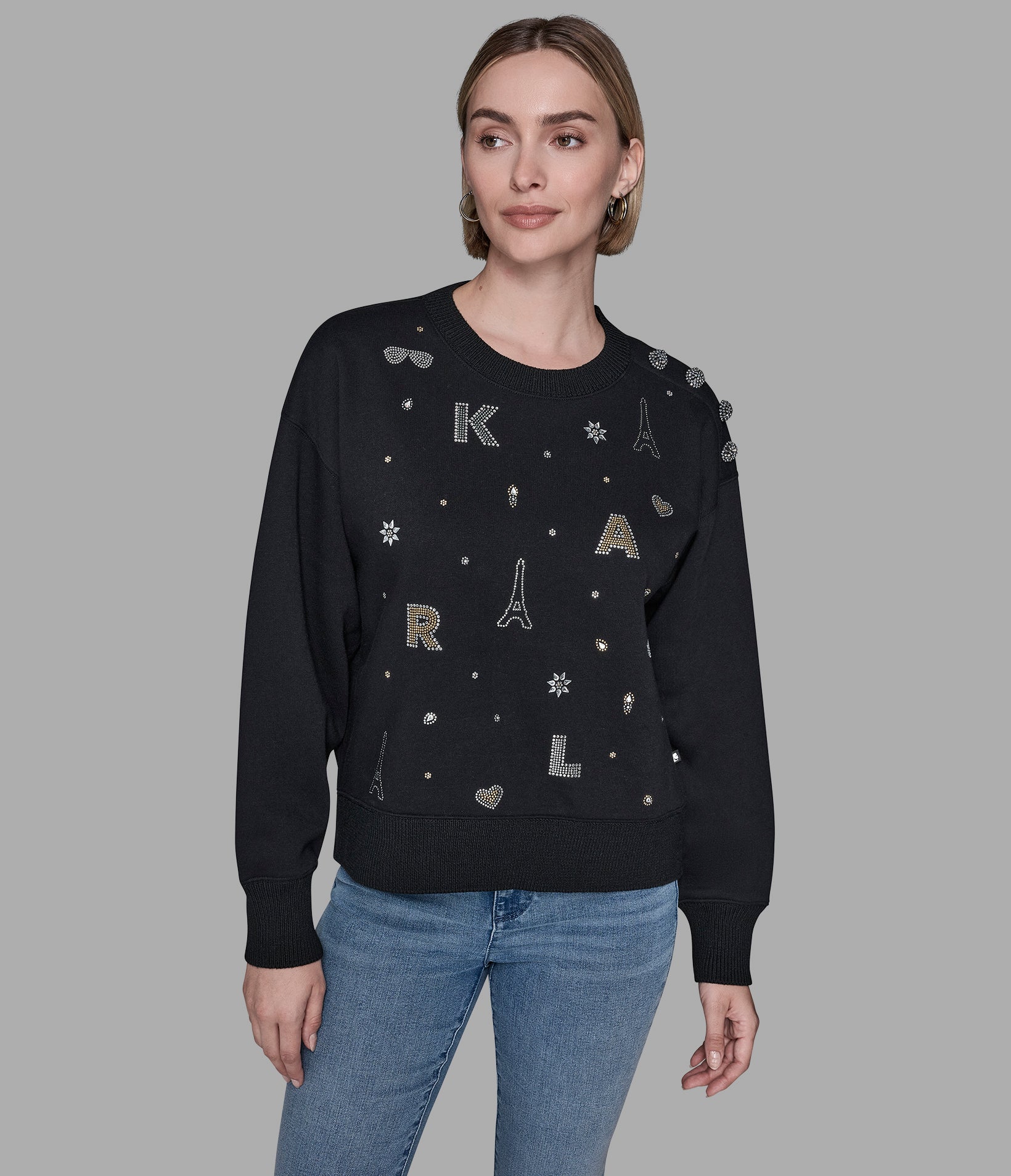 5195-fleece-whimsy-sweatshirt-black-1.jpg FLEECE WHIMSY SWEATSHIRT - BLACK