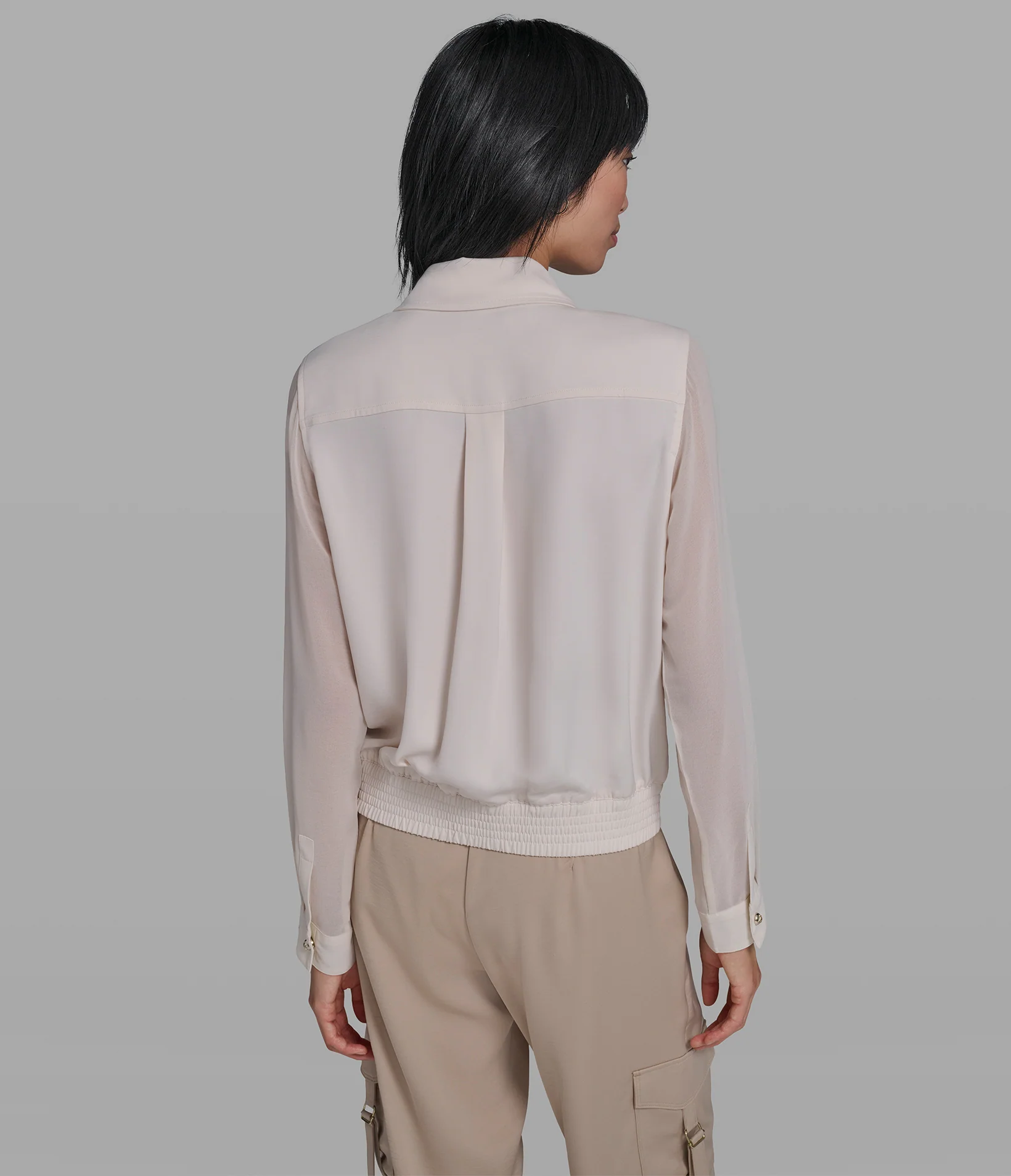BUTTON AND ZIP SHIRT