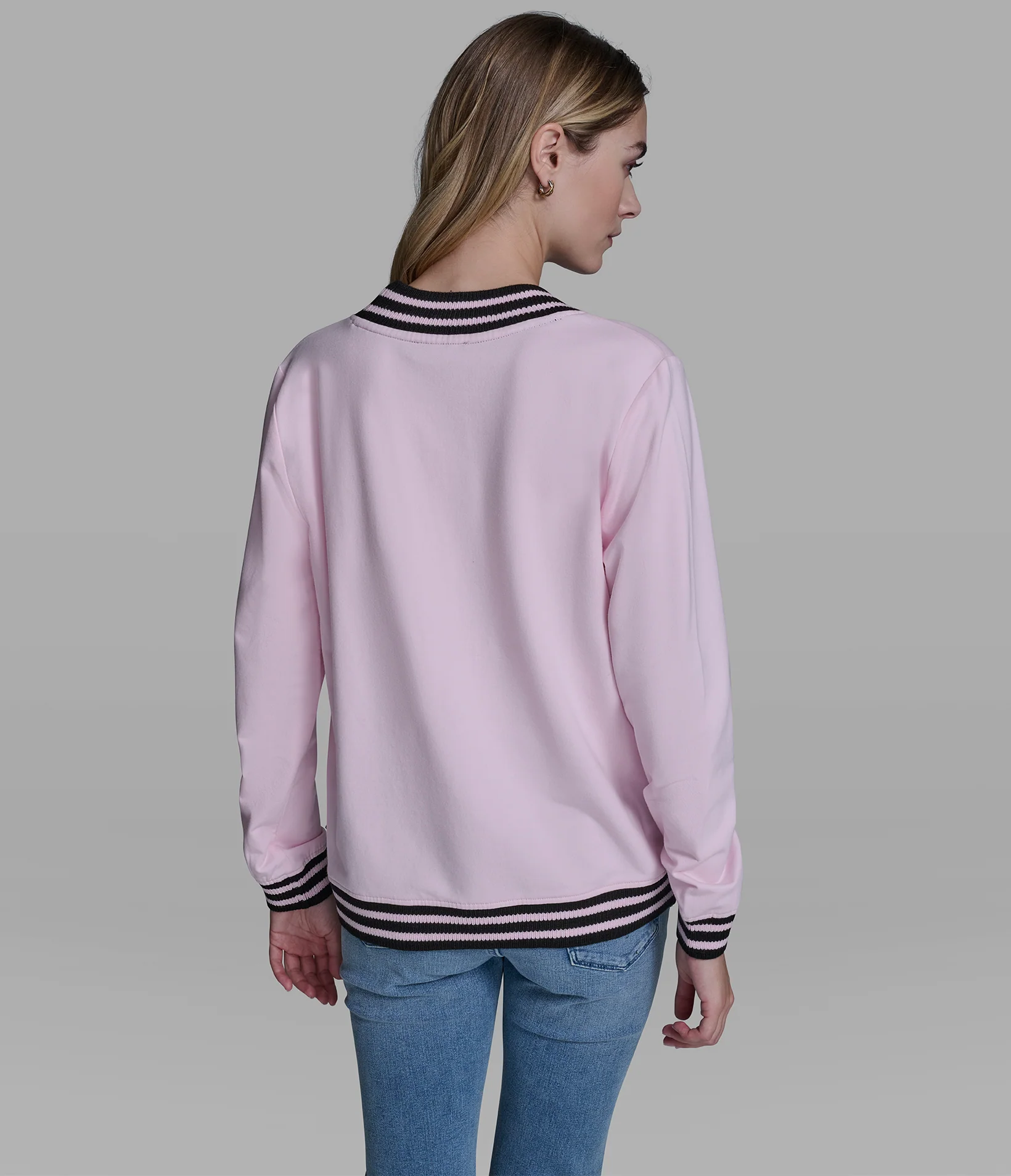 COTTON AND MODAL KARL ET CHOUPETTE SWEATSHIRT