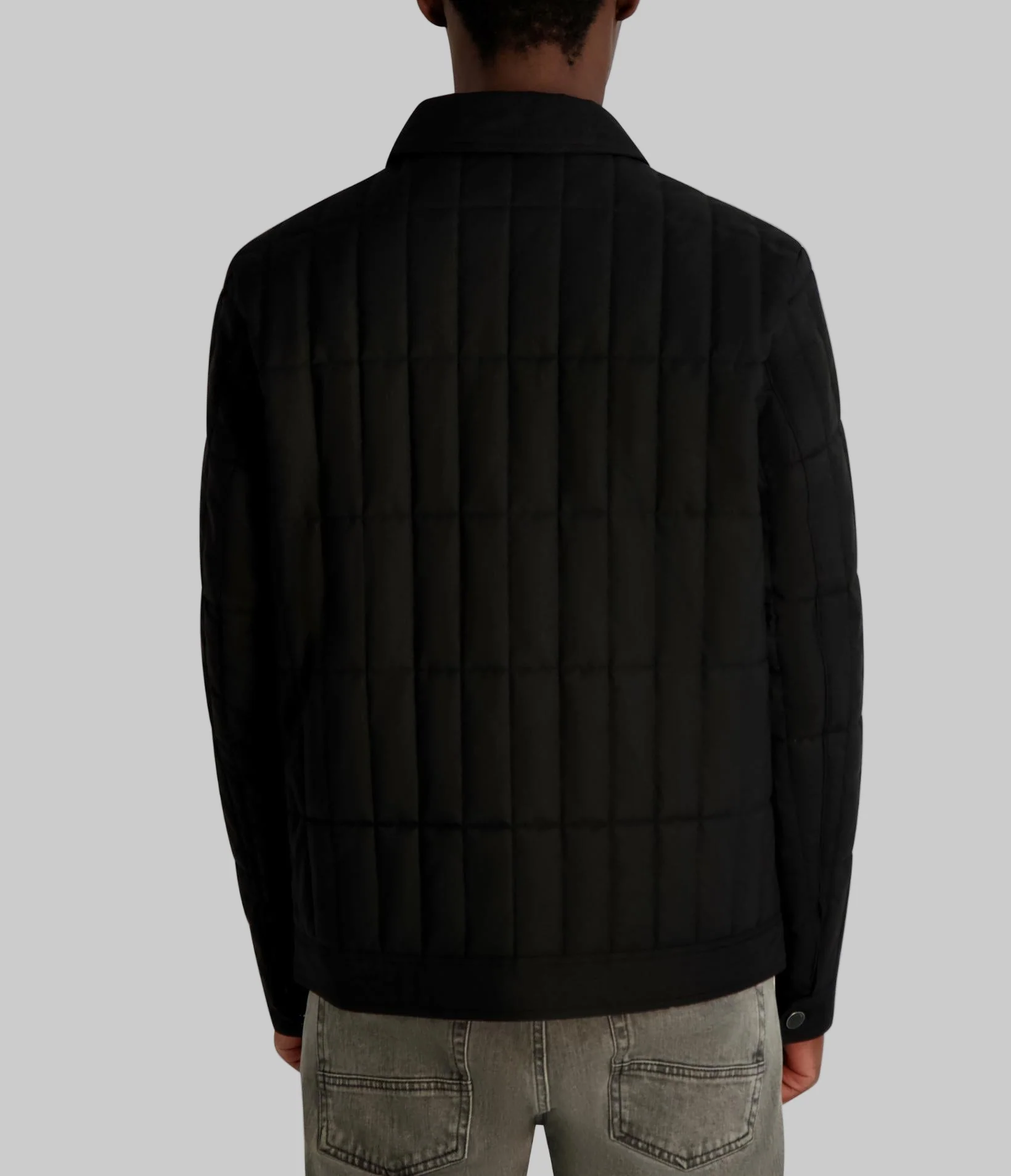 QUILTED SHIRT JACKET