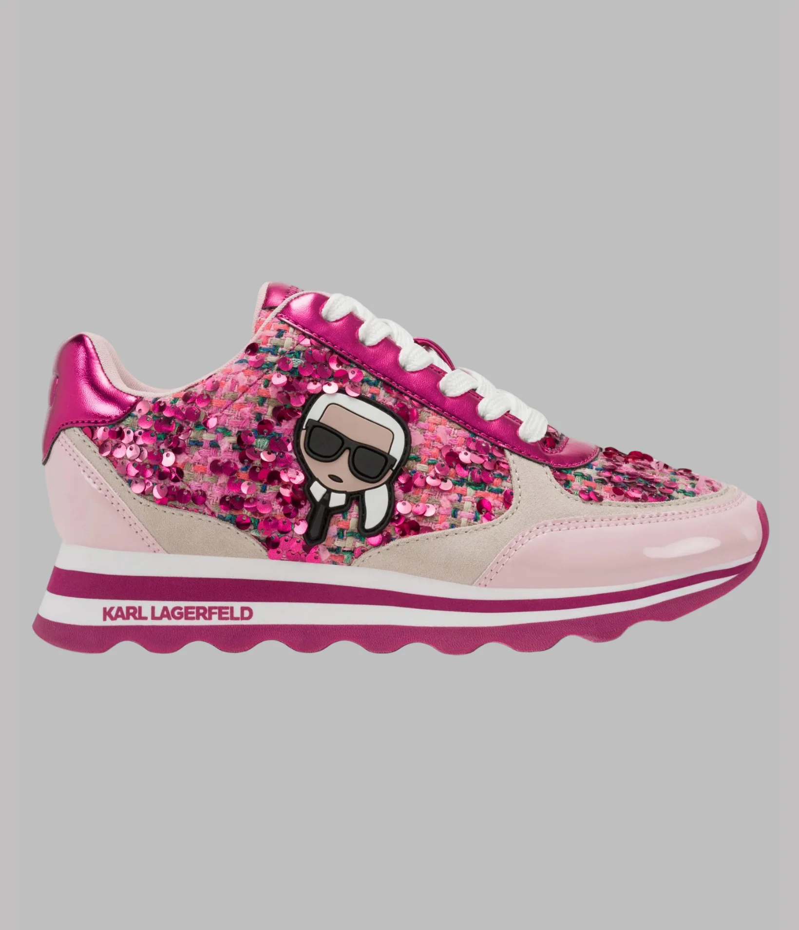 MEADE TWEED SEQUIN SNEAKER